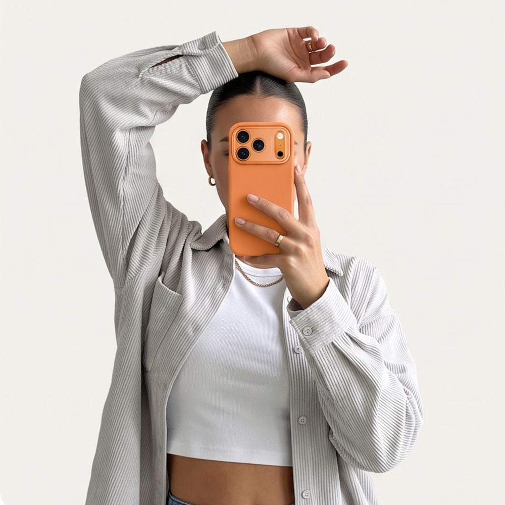 Tech-Protect Uniq MagSafe CC-etui til iPhone 18 Pro / 17 Pro – oransje