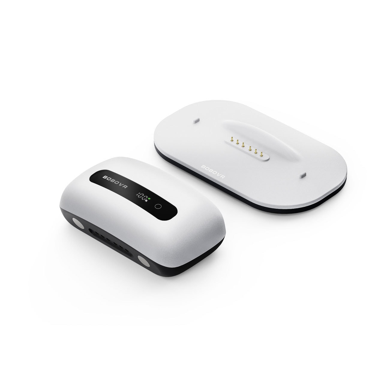 BoboVR BM60-1 6500 mAh-batteri til BoboVR M3 Pro+ og BoboVR M3 med ladestasjon – hvit