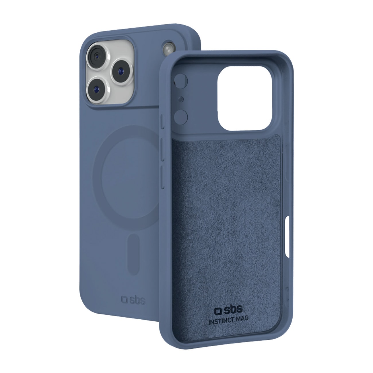 SBS Instinct Mag-etui til iPhone 18 Pro Max / 17 Pro Max – kompatibelt med MagSafe – blått