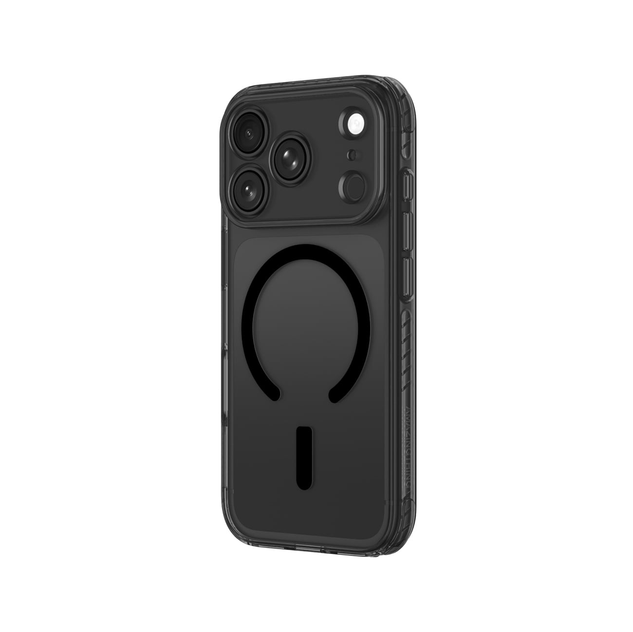 AmazingThing Titan Pro-objektivetui til iPhone 18 Pro m/kameradeksel og snorfeste, MagSafe – svart