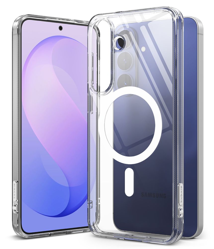 Ringke Fusion MagSafe-etui til Samsung Galaxy S26 FE – gjennomsiktig