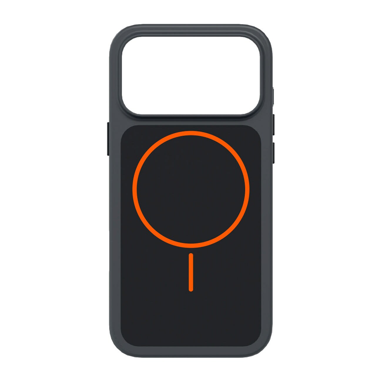SBS D3O Core-etui til iPhone 18 Pro / 17 Pro, MagSafe-kompatibelt – svart og oransje