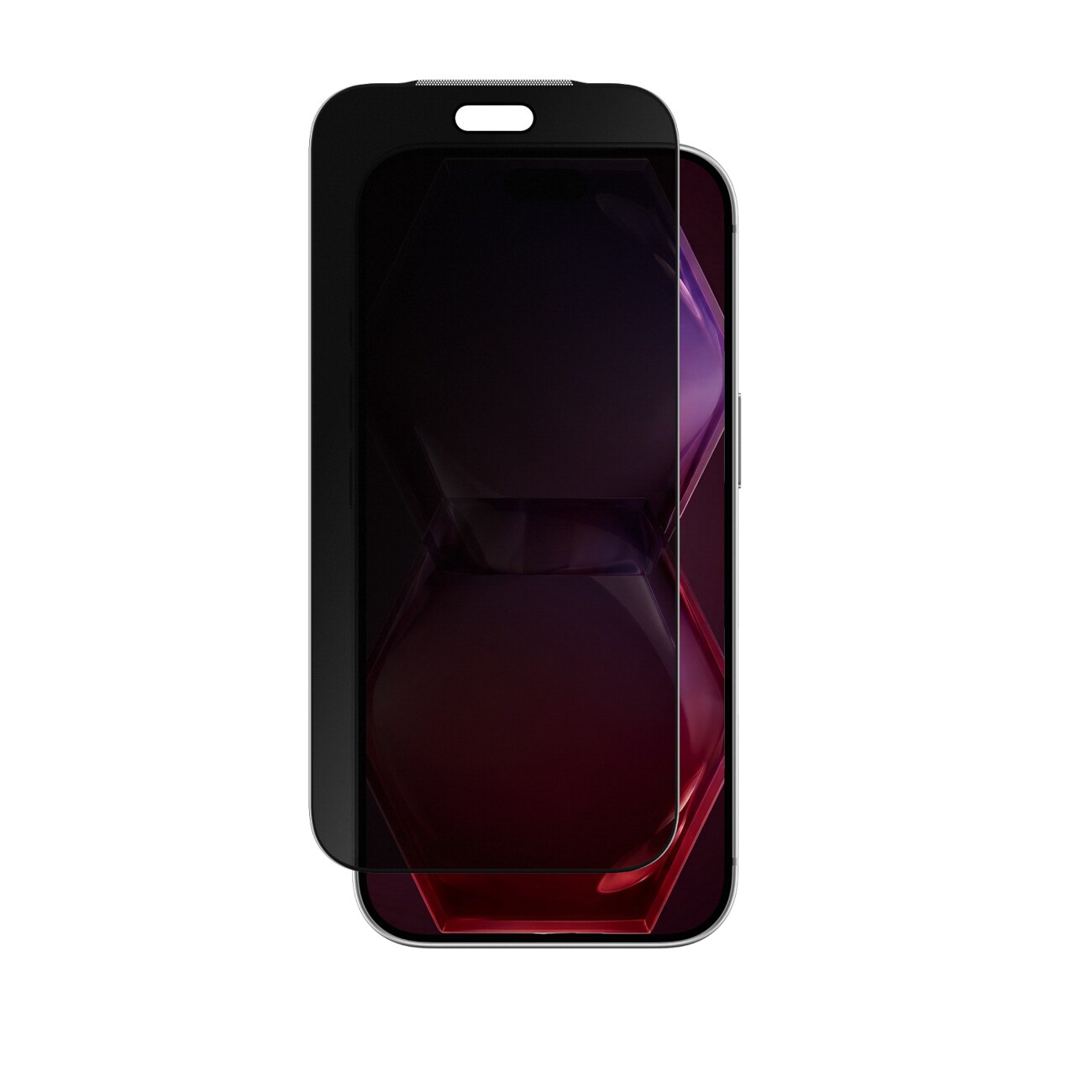 AmazingThing Titan +Care matt personvernsglass til iPhone 18 Pro Max med monteringsramme