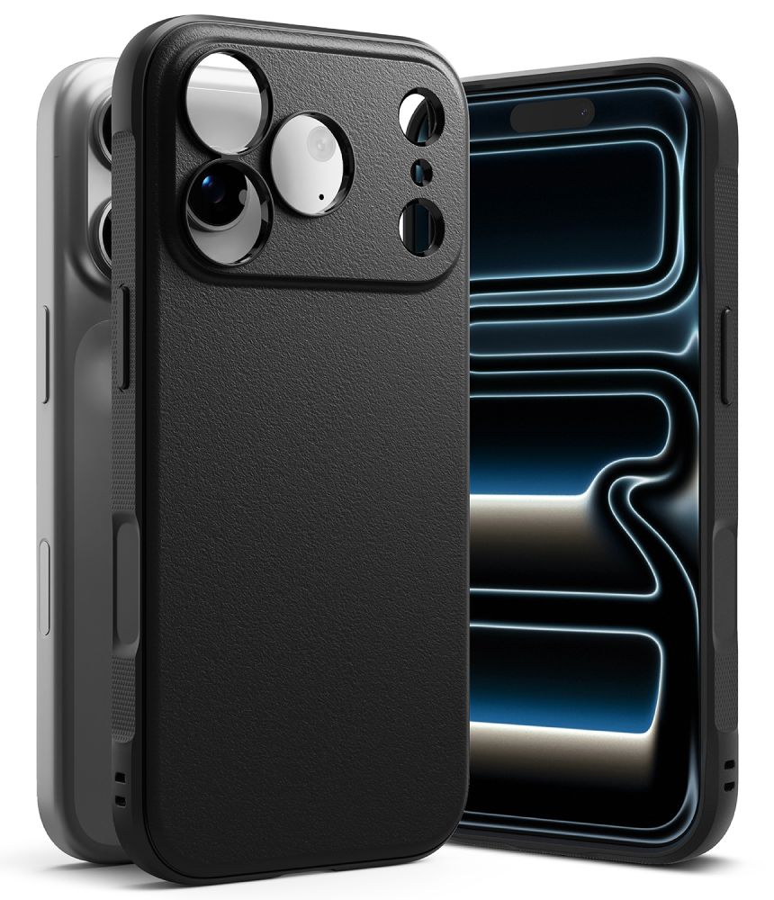 Ringke Onyx-etui til iPhone 18 Pro / 17 Pro – svart
