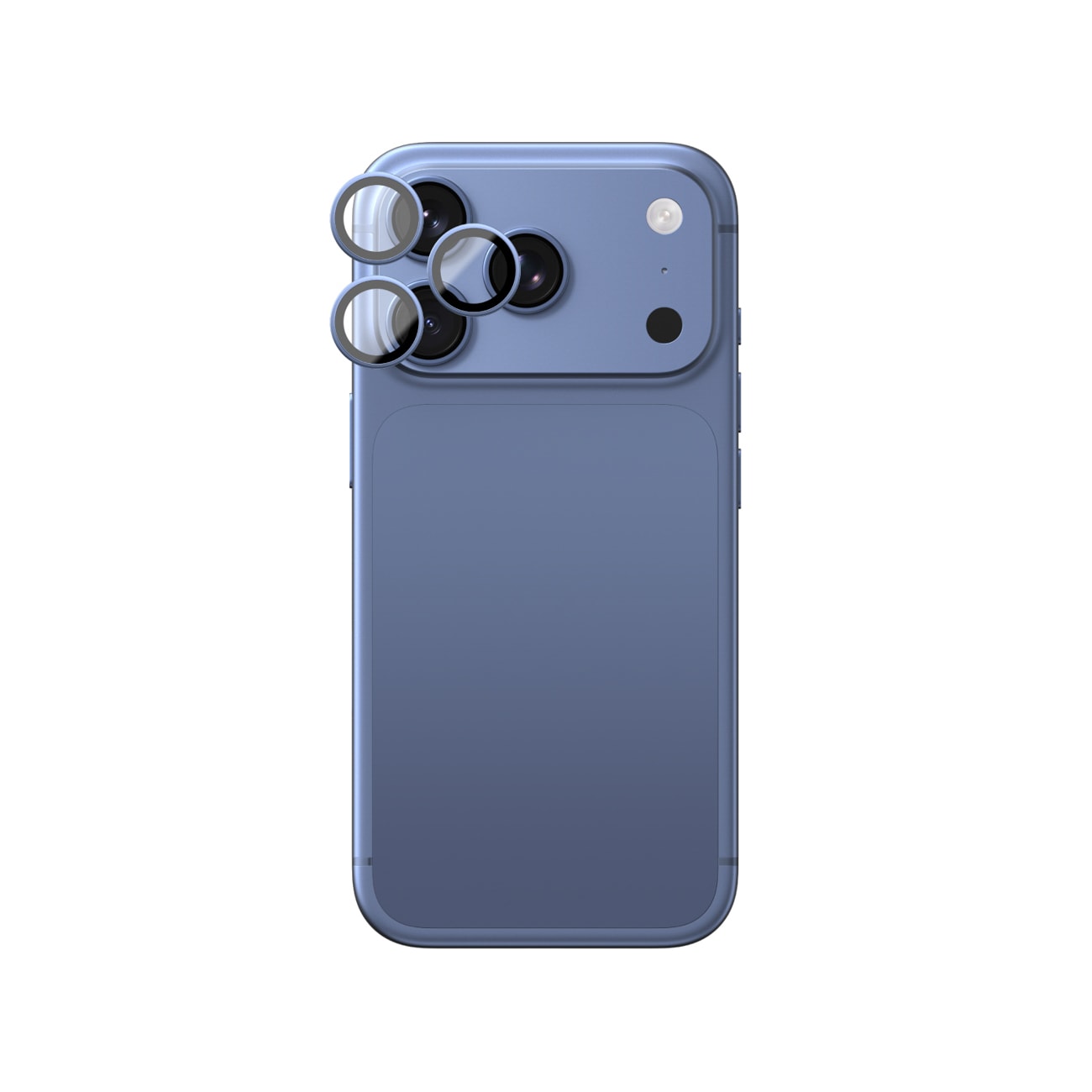 AmazingThing Radix Vision-linsebeskyttelse for iPhone 18 Pro / 18 Pro Max – blå
