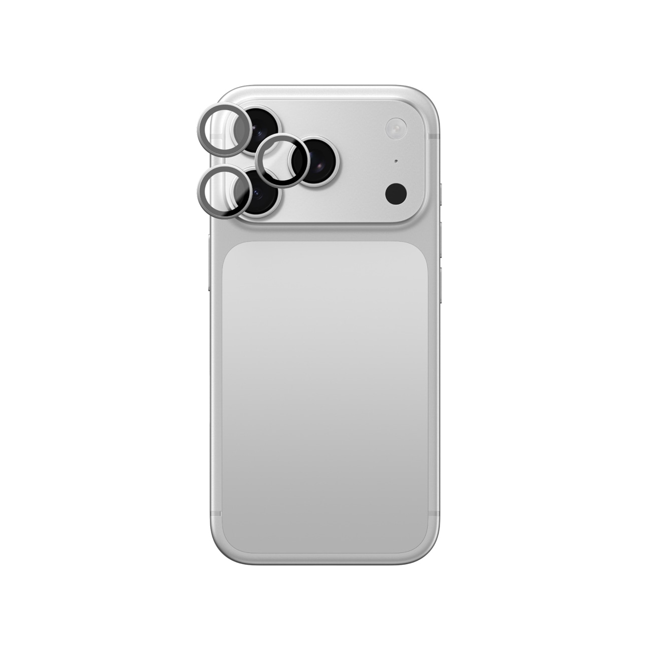 AmazingThing Titan Vision-linse i safir til iPhone 18 Pro / 18 Pro Max – sølv