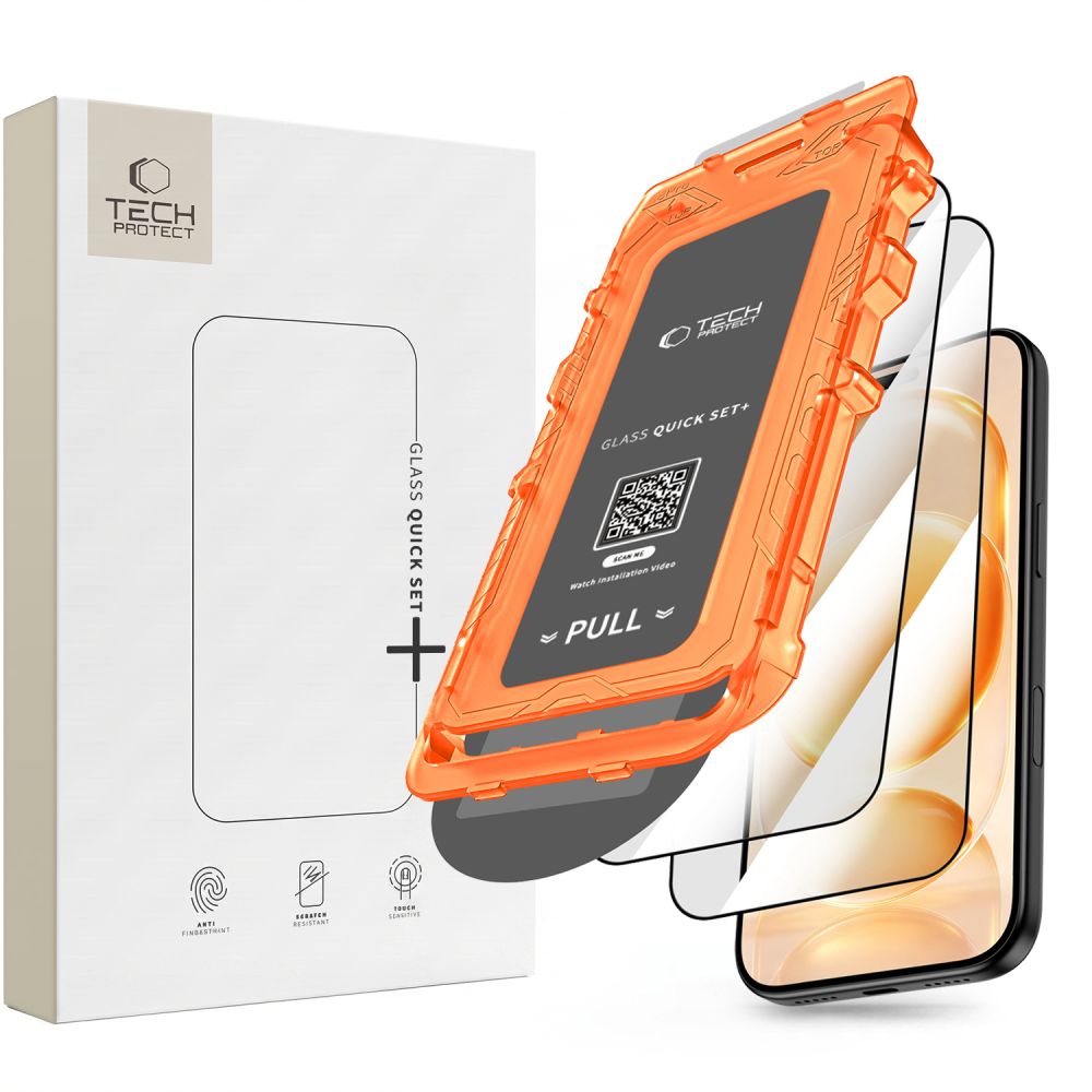 Tech-Protect Quick Set+ 2-pakning med herdet glass til iPhone 18 Pro Max / 17 Pro Max