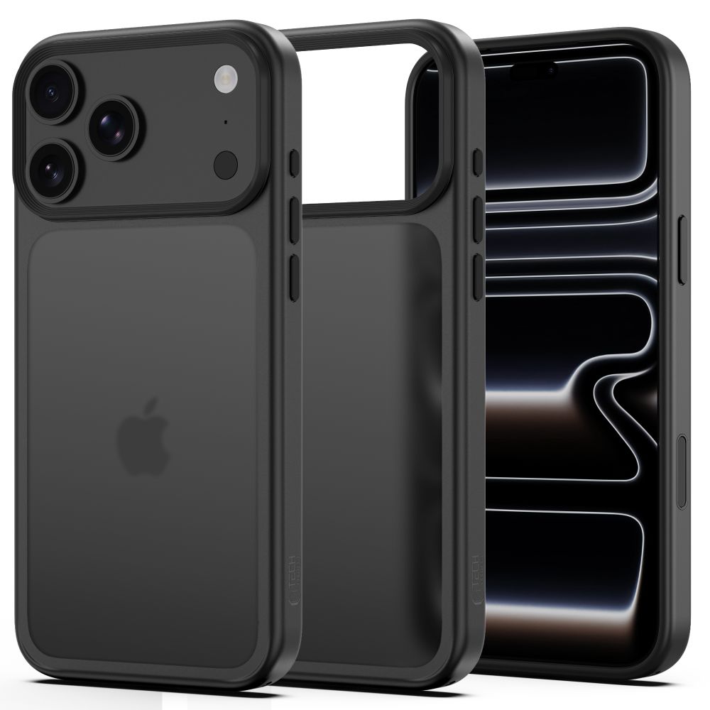 Tech-Protect Magmat CC-etui til iPhone 18 Pro / 17 Pro – matt svart