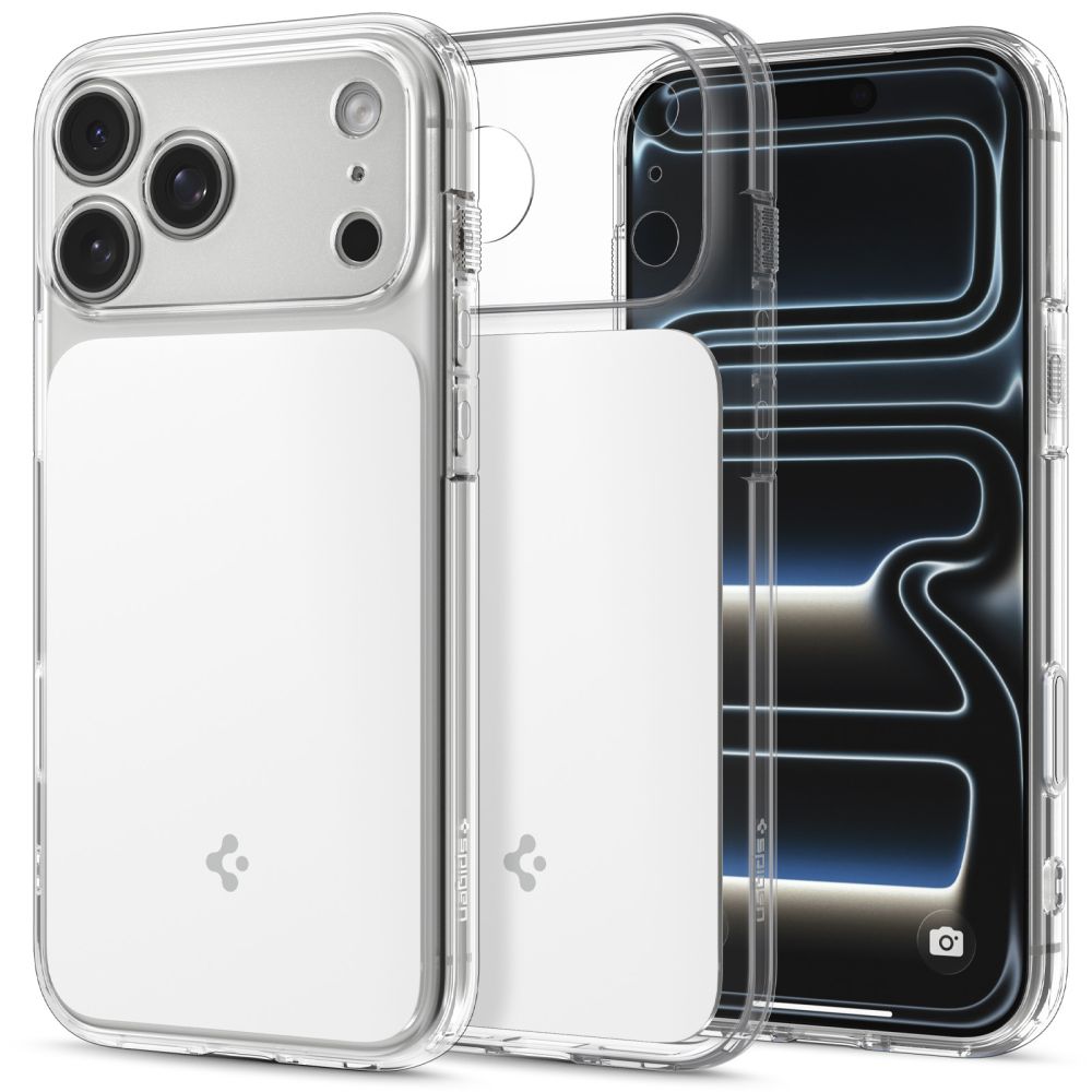 Spigen Ultra Hybrid MagSafe-etui til iPhone 18 Pro Max / 17 Pro Max – hvit