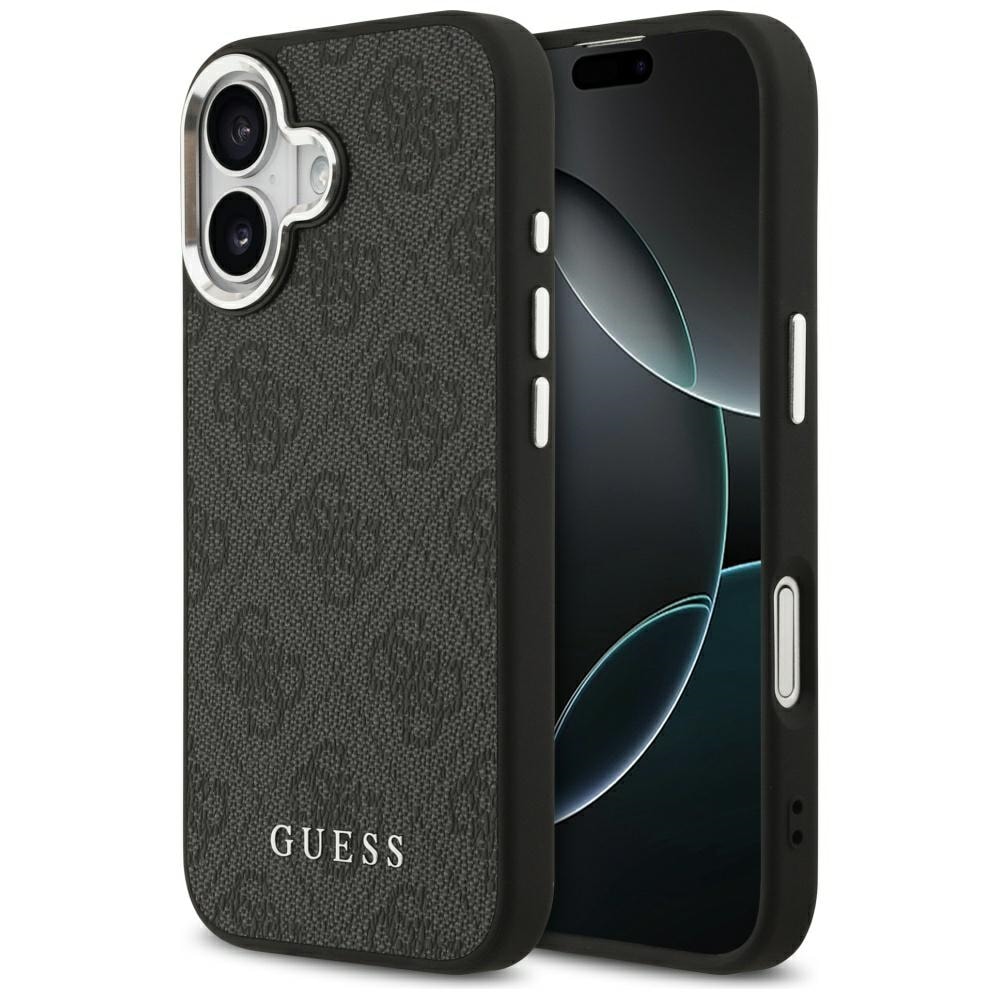 Guess 4G Classic Logo MagSafe-etui til iPhone 17 – svart