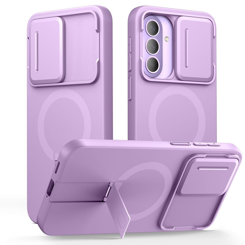 Tech-Protect Kevlar Aura MagSafe-etui til Samsung Galaxy A57 – Lilla