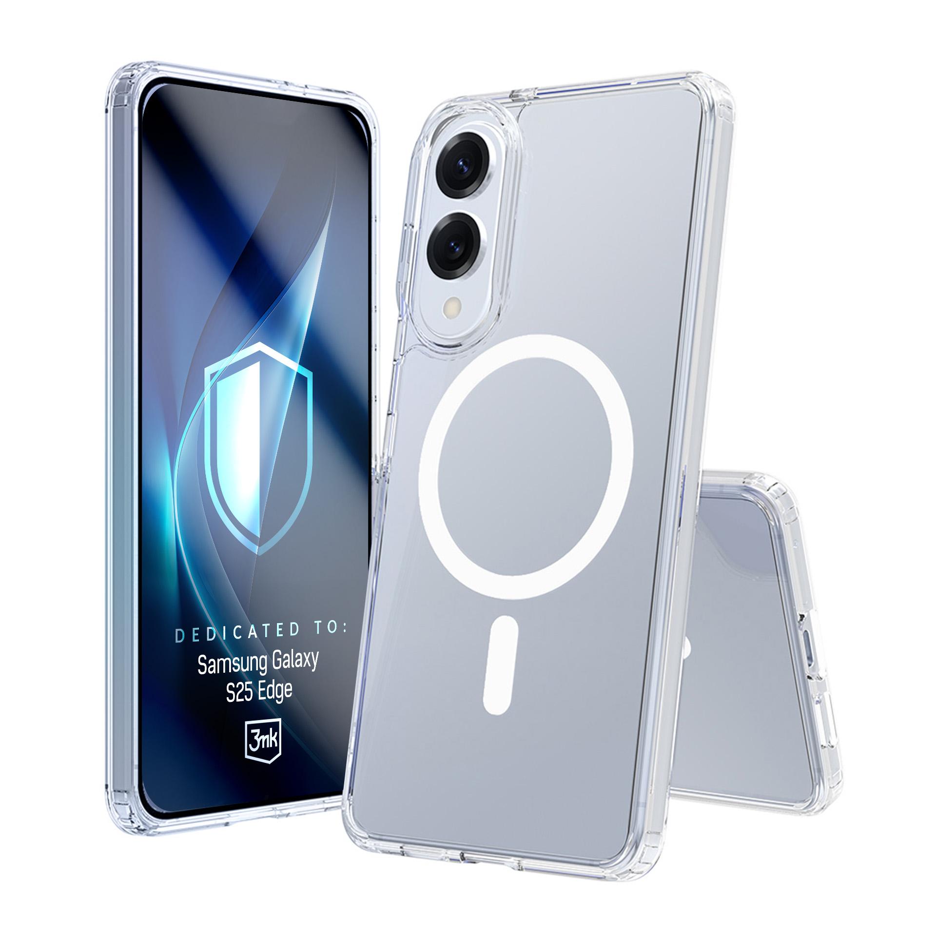 3mk Armor MagCase til Samsung Galaxy S25 Edge – gjennomsiktig