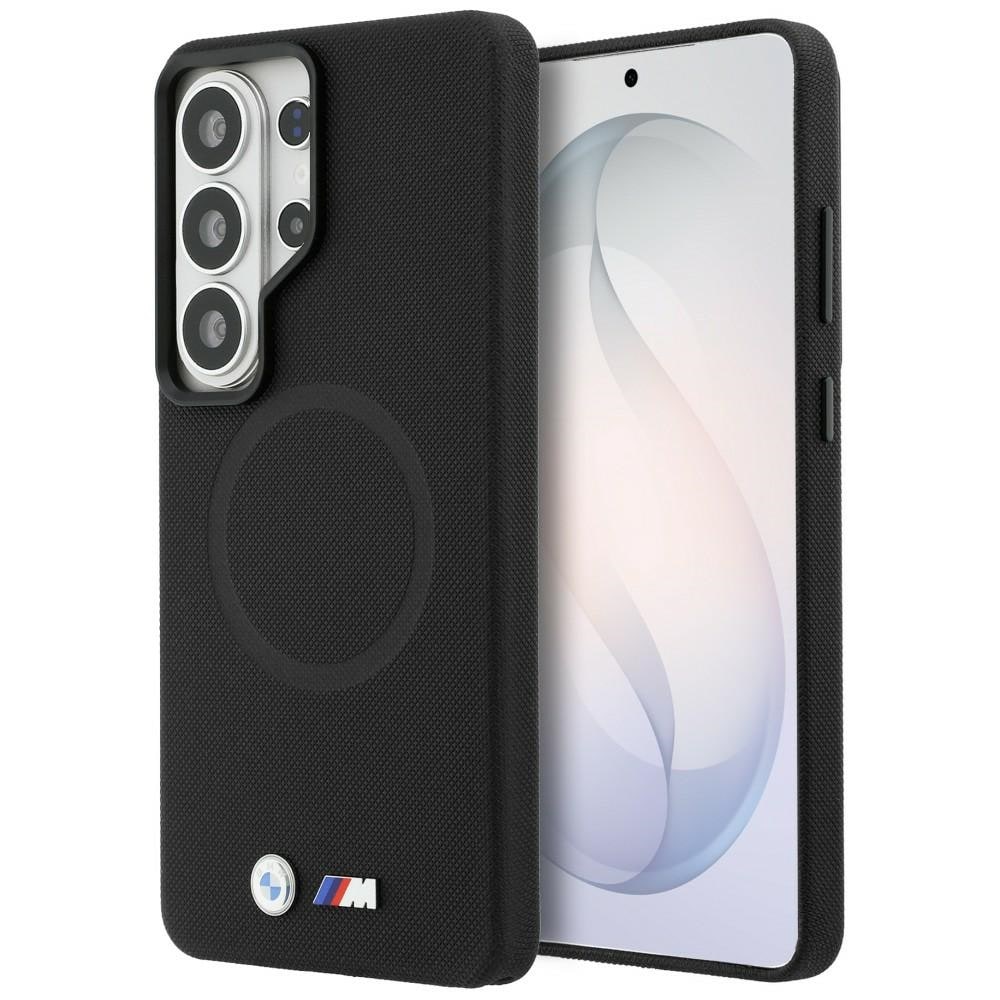 BMW-logo i metall, MagSafe-etui til Samsung Galaxy S26 Ultra – svart