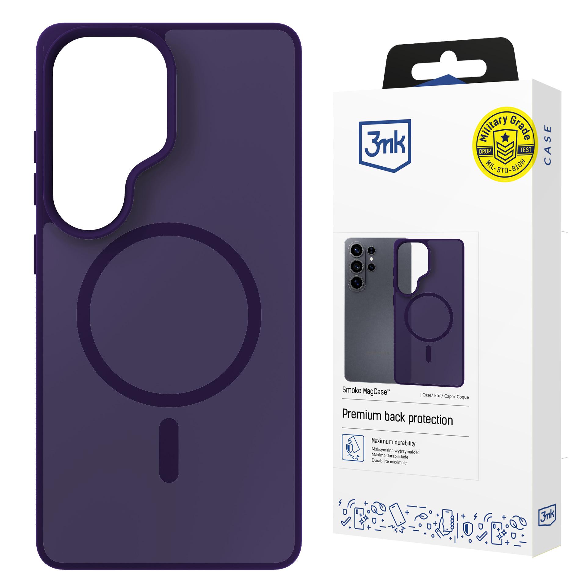 3mk Smoke MagCase til Samsung Galaxy S26 Ultra – Lilla