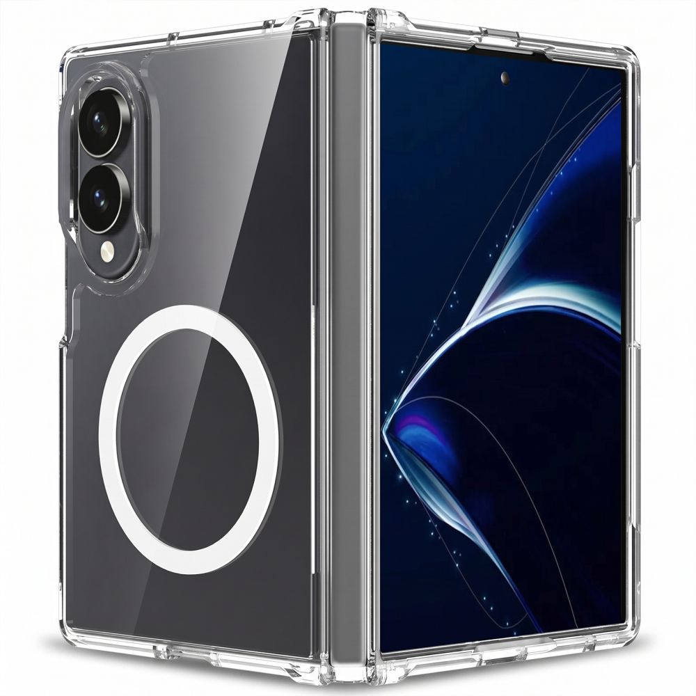 Tech-Protect FlexAir Hybrid MagSafe-etui til Samsung Galaxy Z Fold 8 – gjennomsiktig