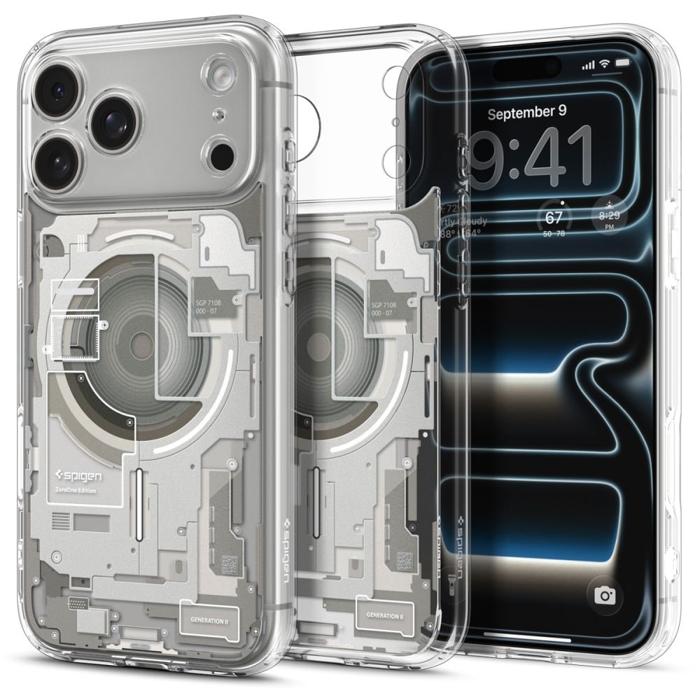 Spigen Ultra Hybrid MagSafe Zero One-etui til iPhone 18 Pro / 17 Pro – Titan