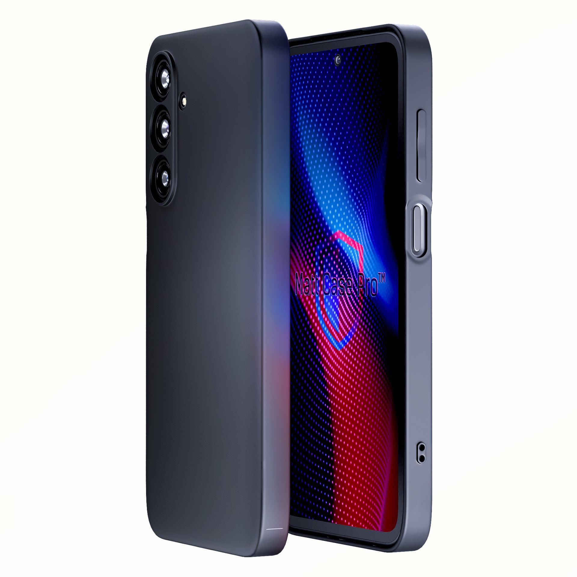 3mk Matt Case Pro til Samsung Galaxy M35 5G – matt svart