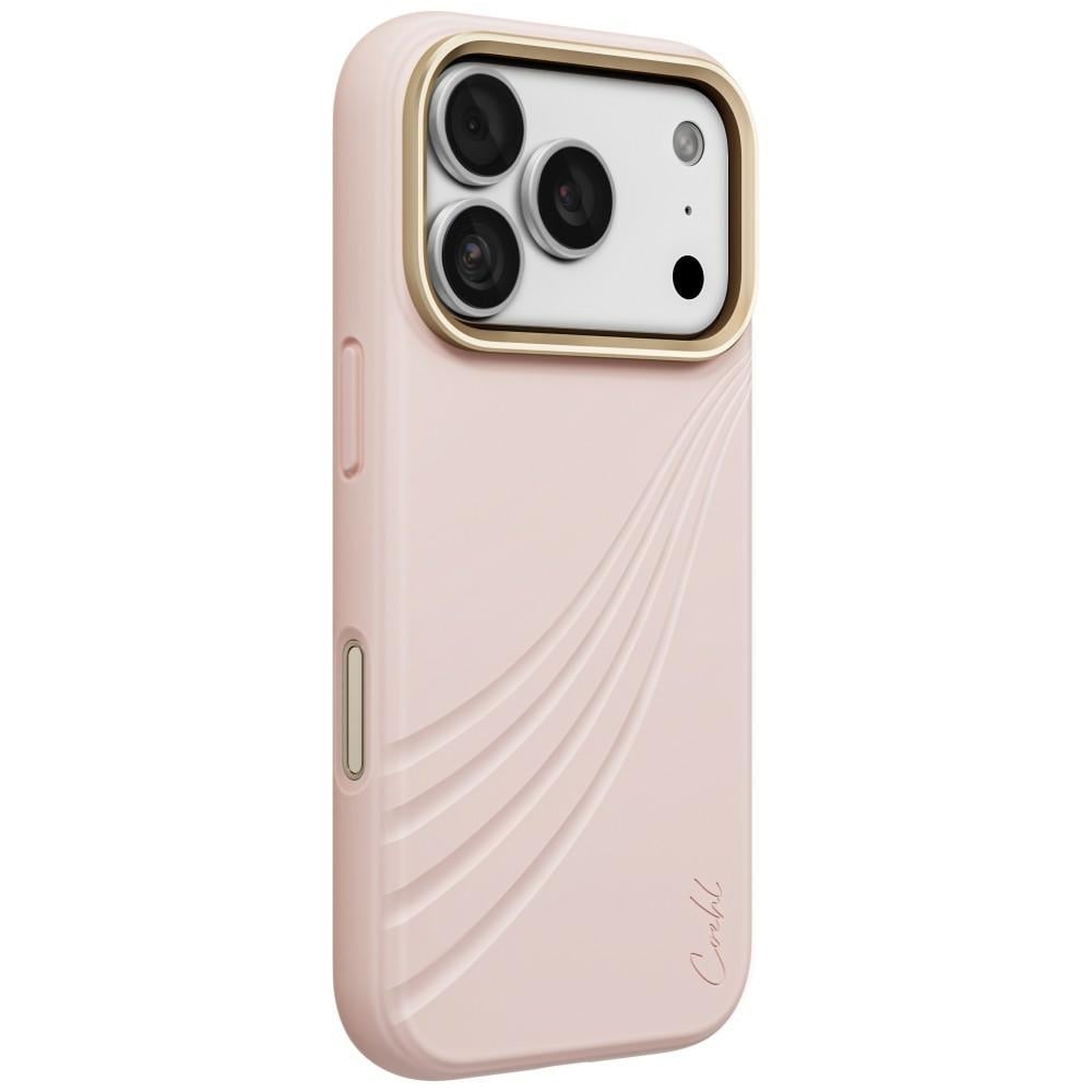 Uniq Coehl Serina magnetisk ladeetui til iPhone 18 Pro / 17 Pro – rosa