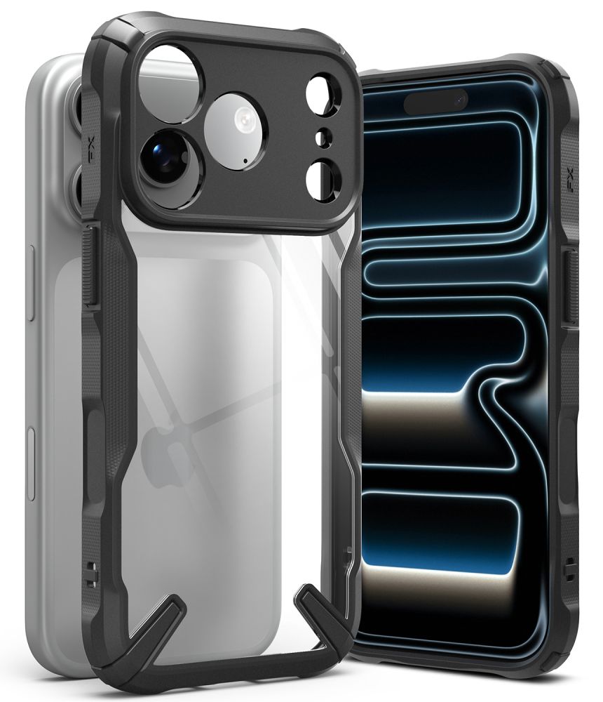 Ringke Fusion X-etui til iPhone 18 Pro Max / 17 Pro Max – svart