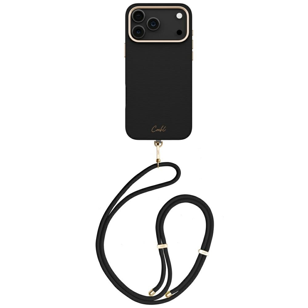 Uniq Coehl Mirelle magnetisk ladetui til iPhone 17 Pro Max – svart