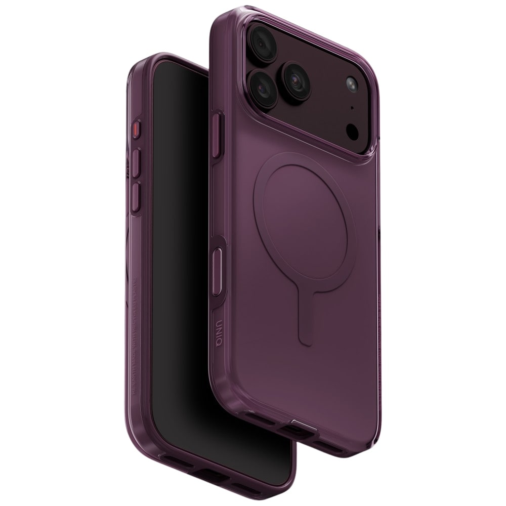 Uniq Clario Magclick miljøvennlig ladetaske til iPhone 18 Pro Max / 17 Pro Max – lilla