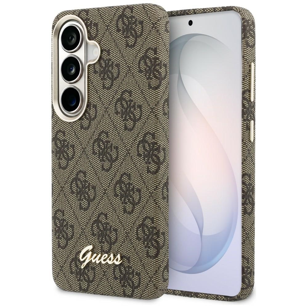 Guess 4G Script MagSafe-etui til Samsung Galaxy S26 – brun