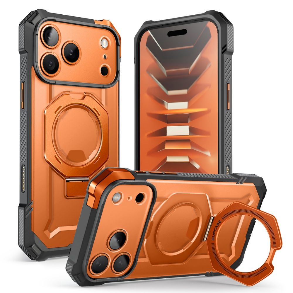 Supcase UB Grip Mag MagSafe-etui til iPhone 18 Pro Max / 17 Pro Max – oransje