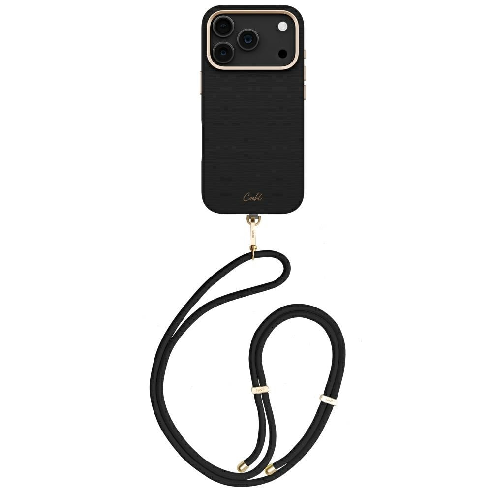 Uniq Coehl Mirelle magnetisk ladetaske til iPhone 17 Pro – svart