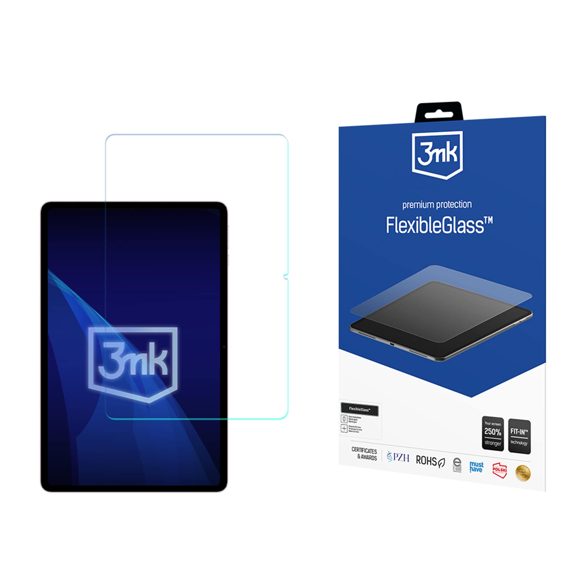 Hybridglass på opptil 11" 3mk FlexibleGlass til Honor Pad 20 12,1"