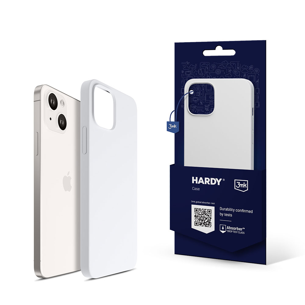 3mk Hardy MagCase i silikon til iPhone 14 Plus – hvit