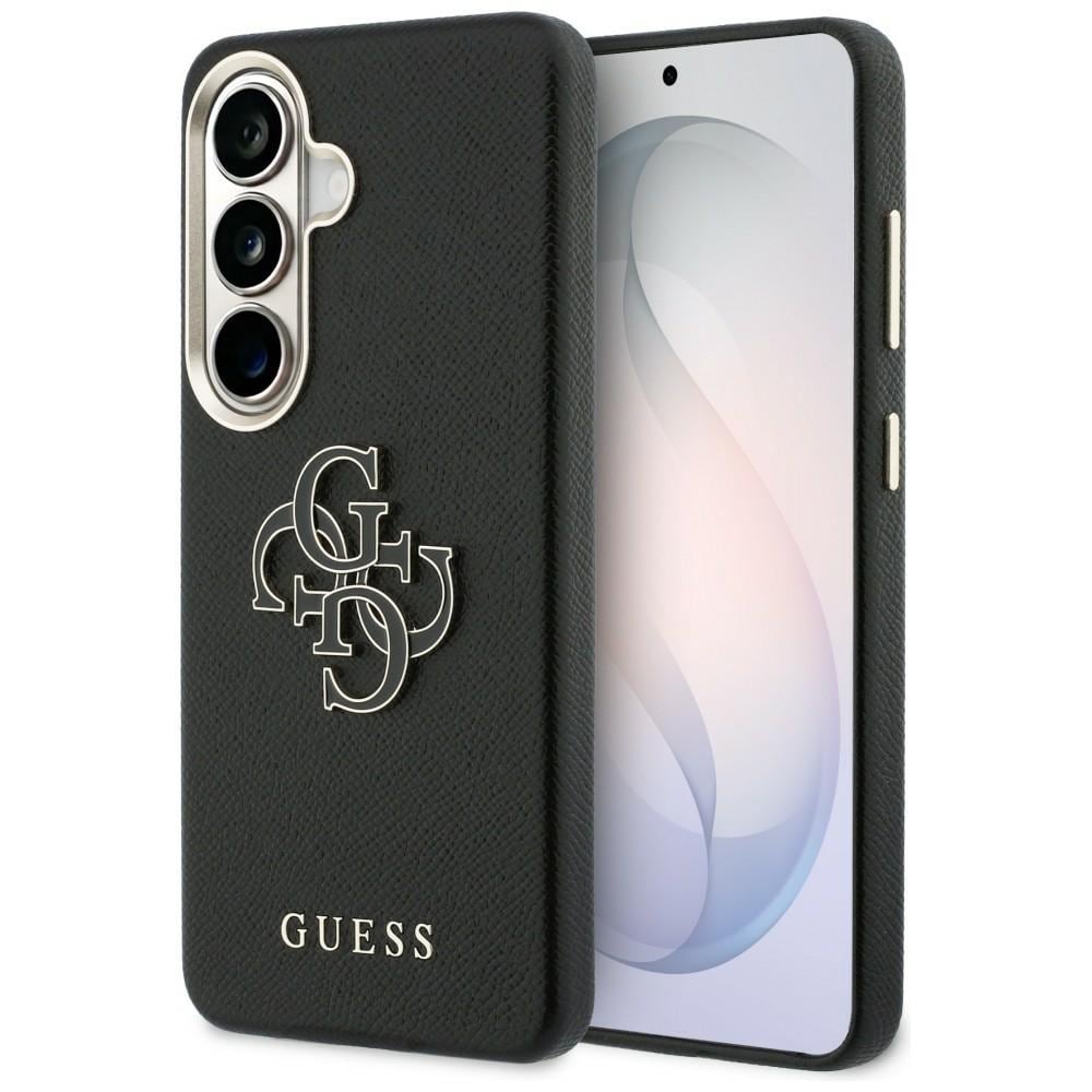 Guess Grained Big 4G metalllogo-etui til Samsung Galaxy S26 – svart