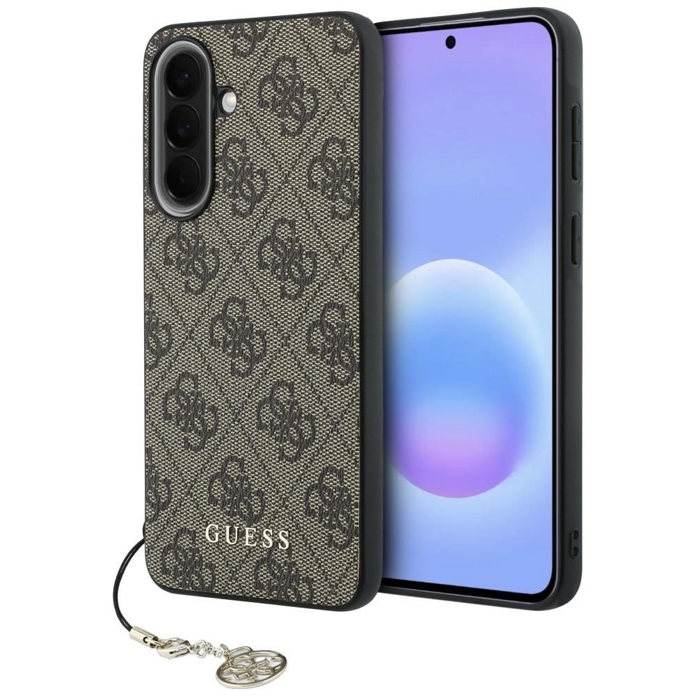 Guess 4G Charm-etui til Samsung Galaxy A57 5G – brunt