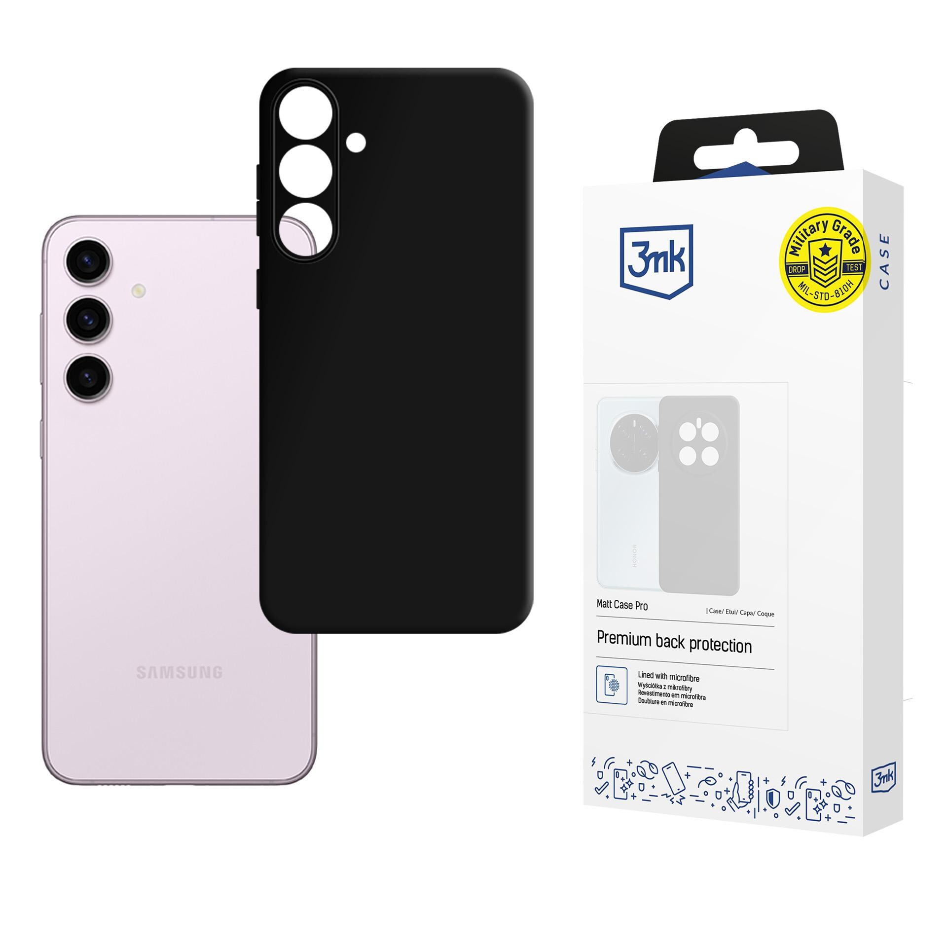 3mk Matt Case Pro til Samsung Galaxy S24 – svart