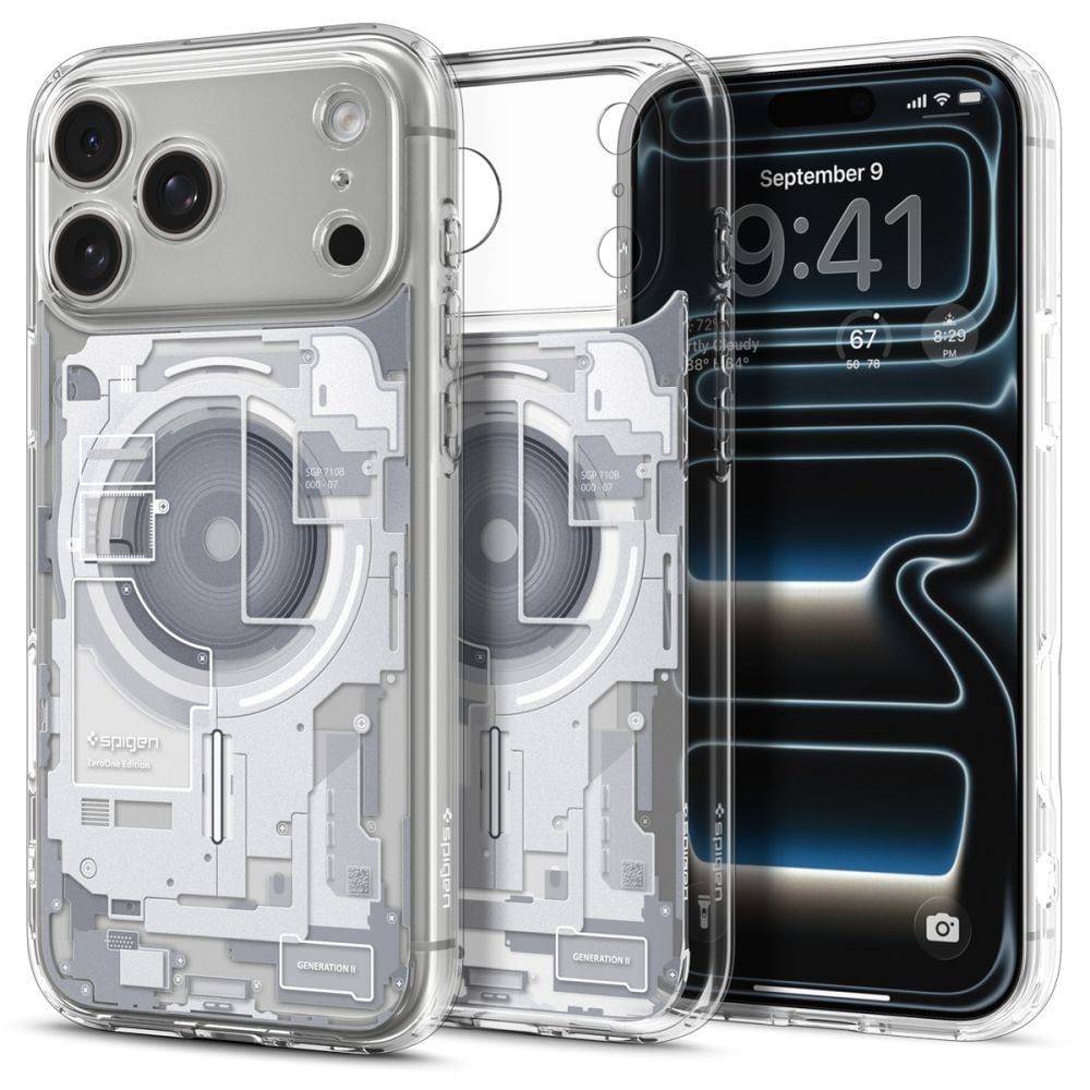 Spigen Ultra Hybrid MagSafe Zero One-etui til iPhone 18 Pro / 17 Pro – Hvit