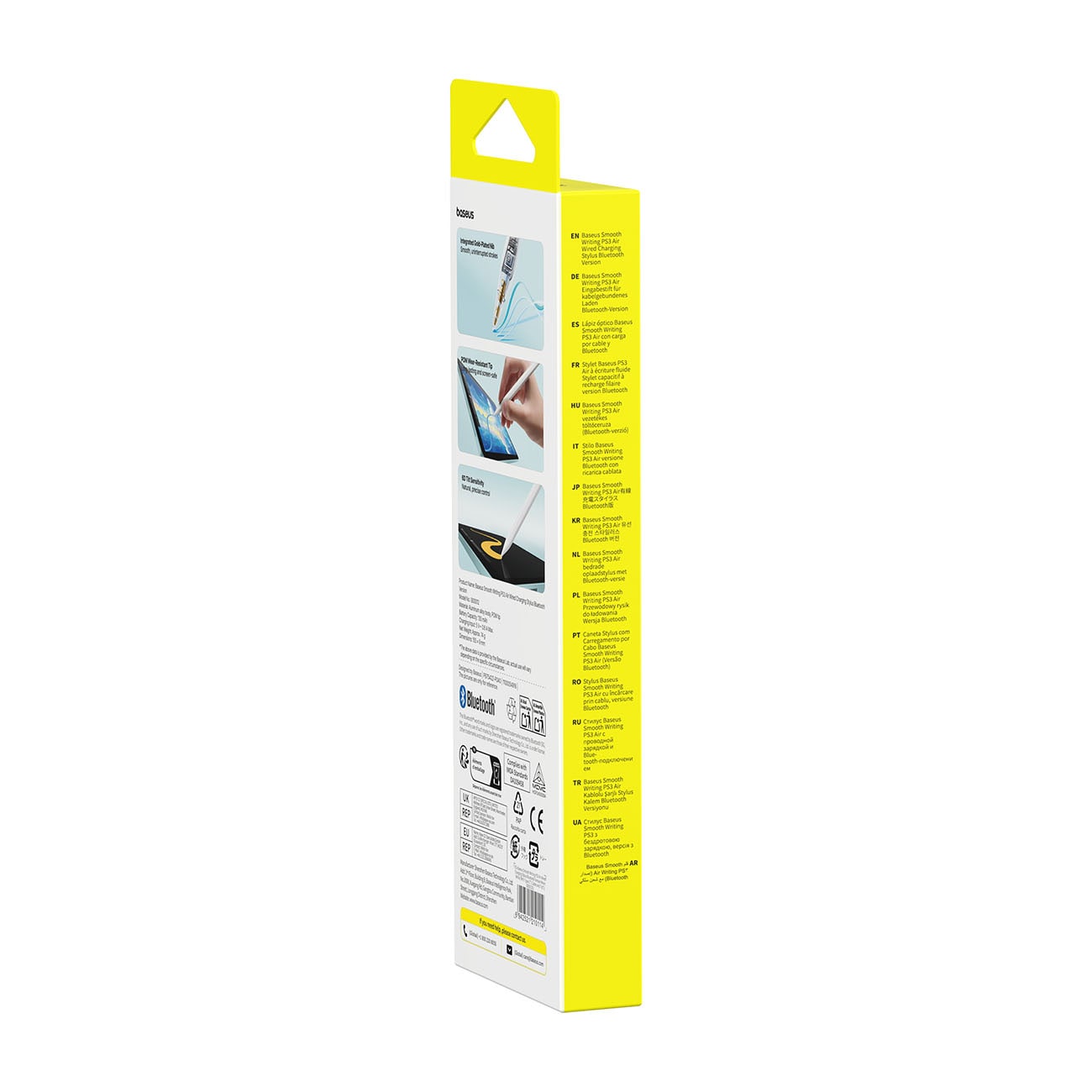 Baseus Smooth Writing PS3 Air Bluetooth-aktiv stylus til iPad – hvit