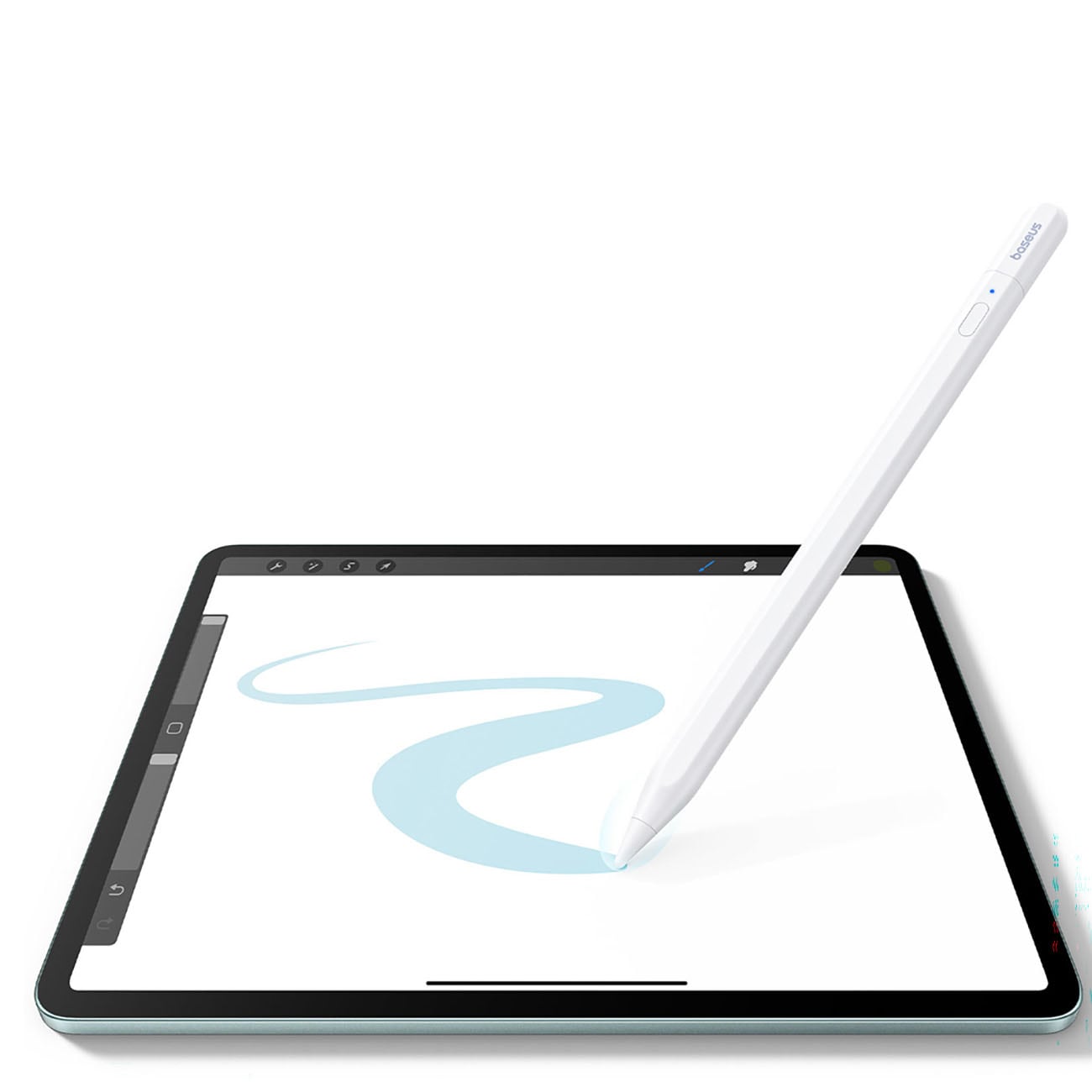 Baseus Smooth Writing PS3 Air Bluetooth-aktiv stylus til iPad – hvit