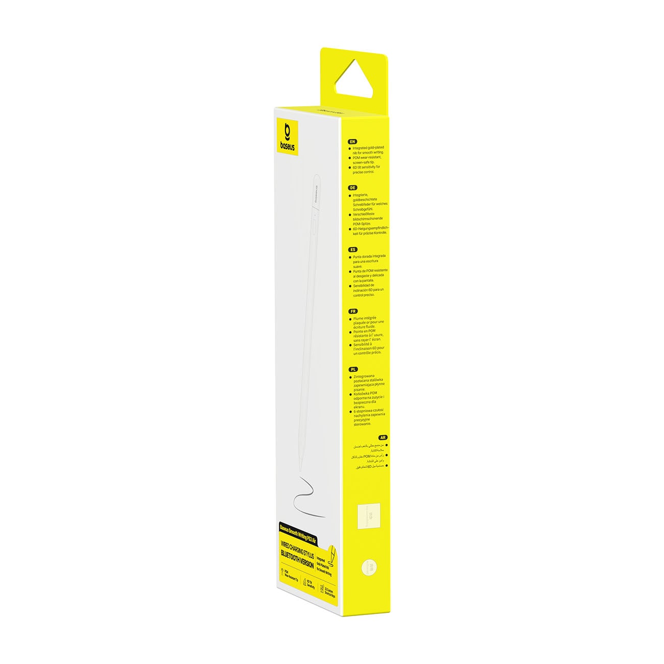 Baseus Smooth Writing PS3 Air Bluetooth-aktiv stylus til iPad – hvit