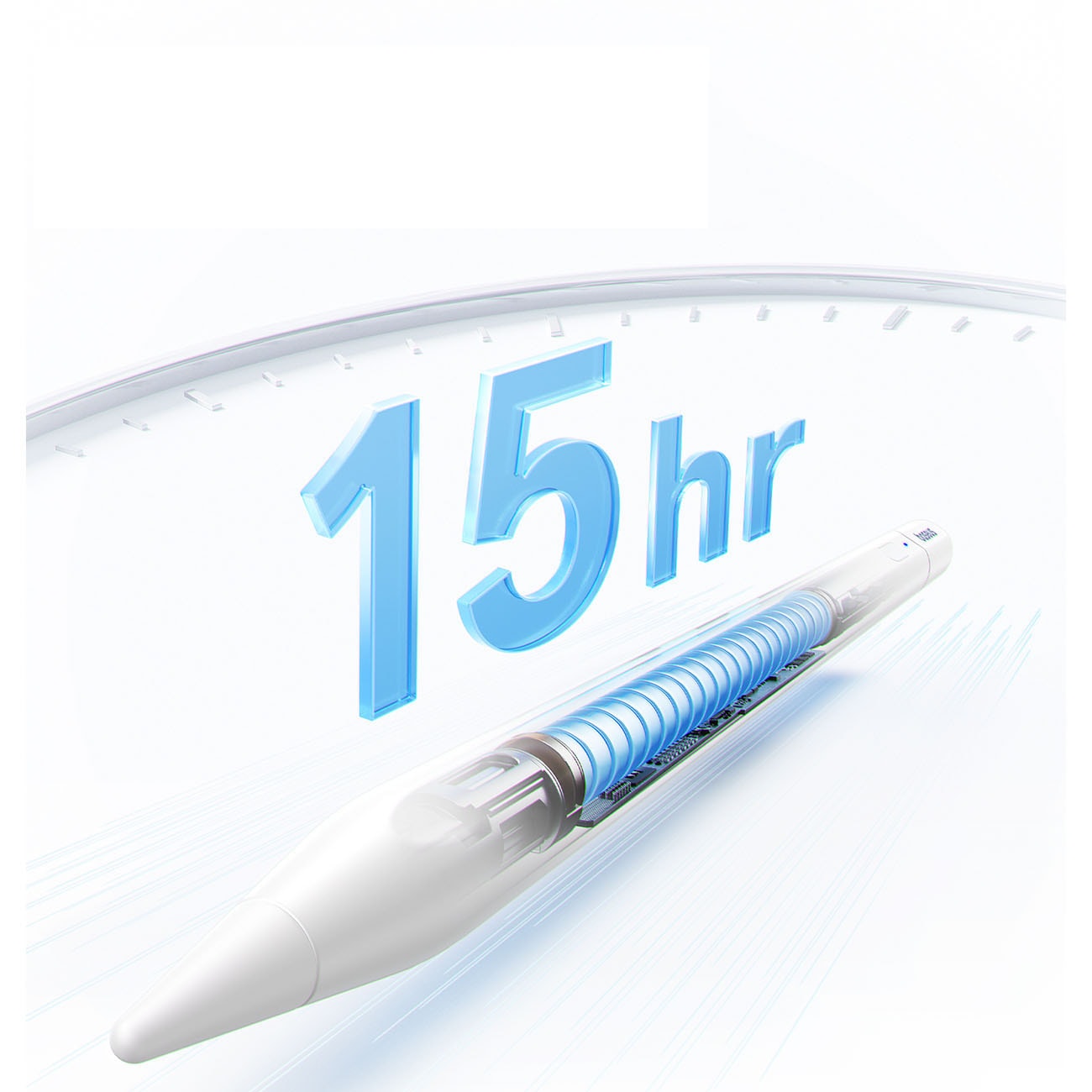 Baseus Smooth Writing PS3 Air Bluetooth-aktiv stylus til iPad – hvit
