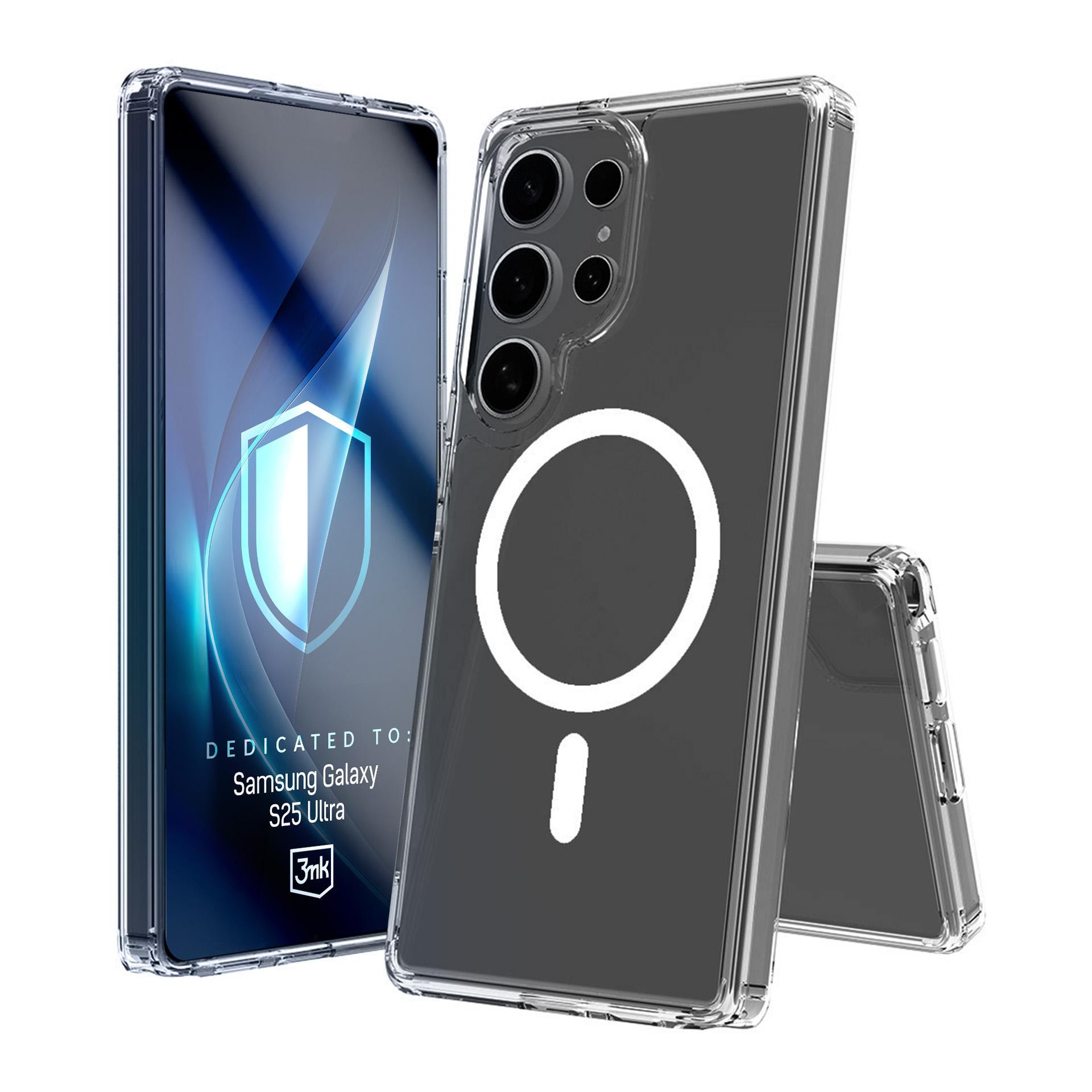 3mk Armor MagCase til Samsung Galaxy S25 Ultra – gjennomsiktig