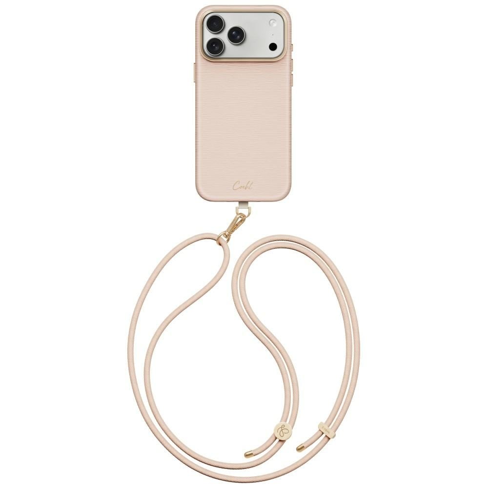 Uniq Coehl Mirelle magnetisk ladetaske til iPhone 18 Pro Max / 17 Pro Max – rosa