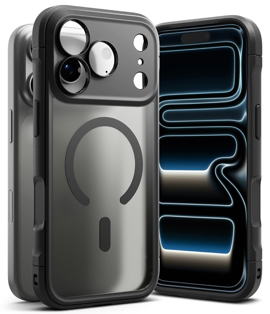 Ringke Fusion Bold magnetisk MagSafe-etui til iPhone 18 Pro Max / 17 Pro Max – matt svart