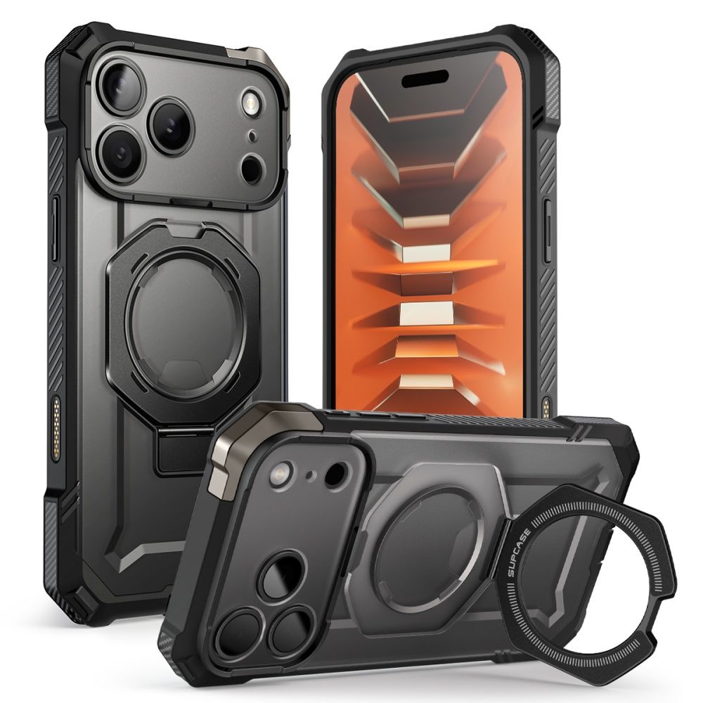 Supcase UB Grip Mag MagSafe-etui til iPhone 18 Pro / 17 Pro – svart