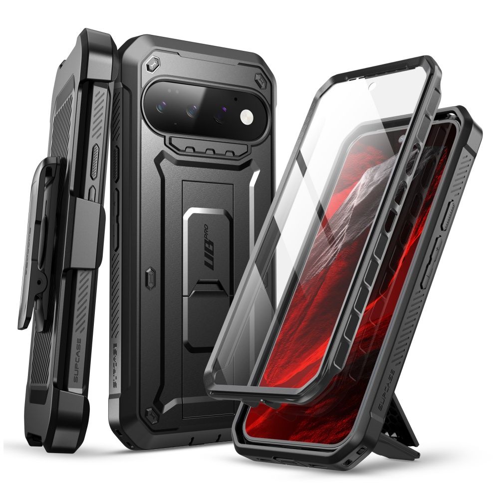 Supcase Unicorn Beetle Pro-etui til Google Pixel 11 Pro – svart