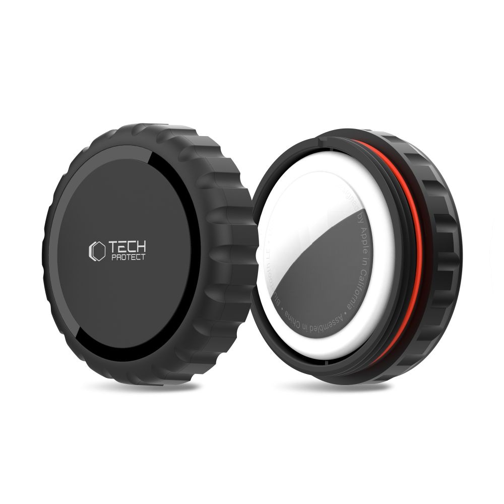 Tech-Protect 3M-etui til Apple AirTag 1/2 – svart