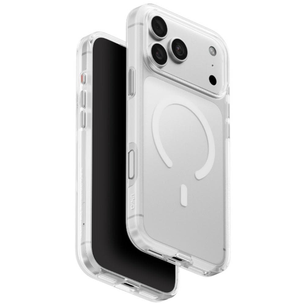Uniq Clario Magclick-ladetui for iPhone 18 Pro Max / 17 Pro Max – gjennomsiktig