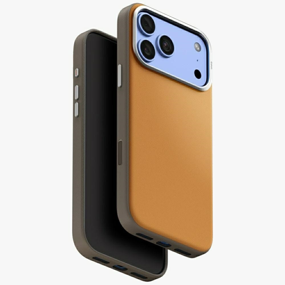 Uniq Lyden DS Magclick-ladetui til iPhone 18 Pro Max / 17 Pro Max – lys oransje
