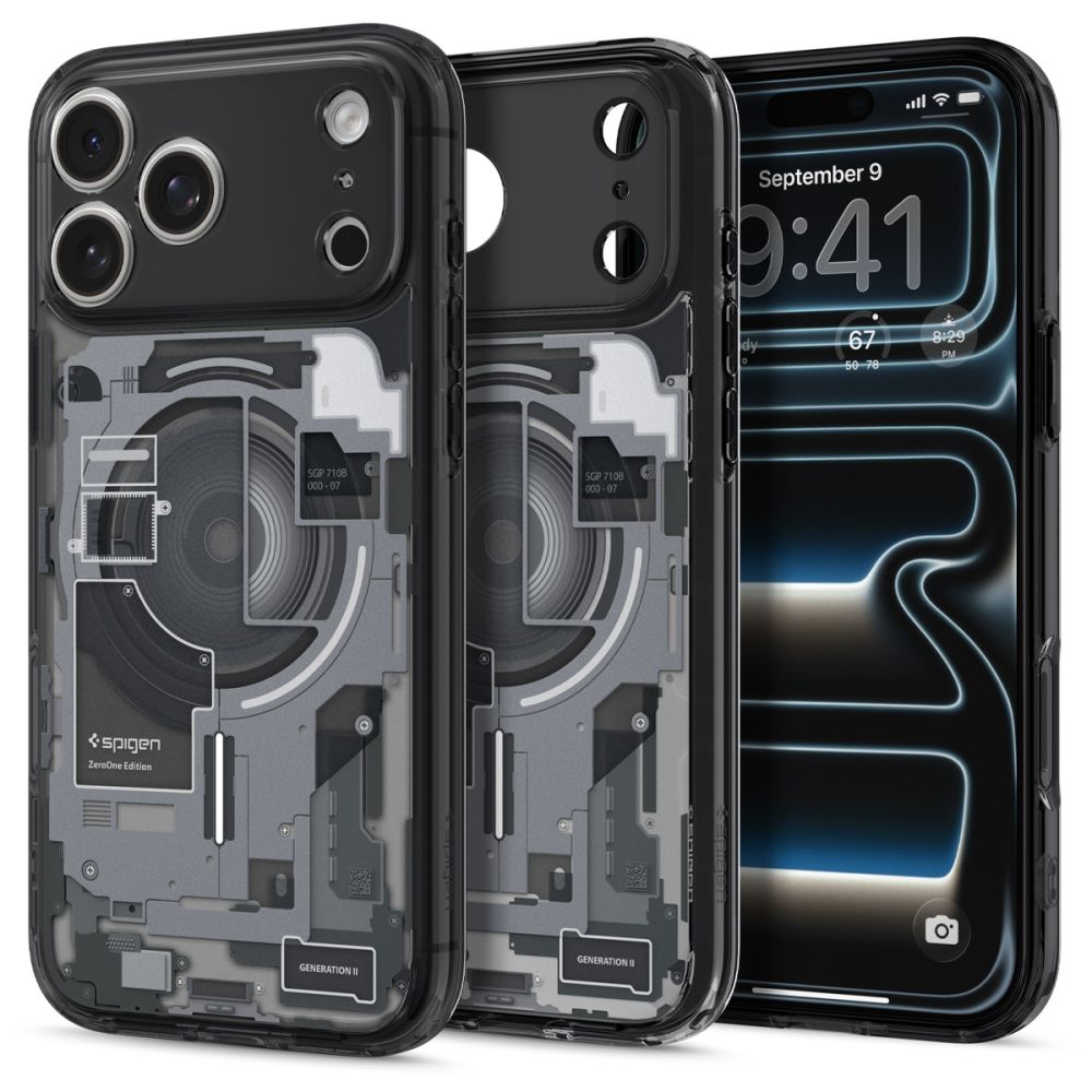 Spigen Ultra Hybrid MagSafe Zero One-etui til iPhone 18 Pro Max / 17 Pro Max – Svart