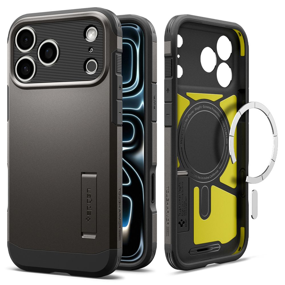 Spigen Tough Armor-etui til iPhone 18 Pro Max / 17 Pro Max – svart