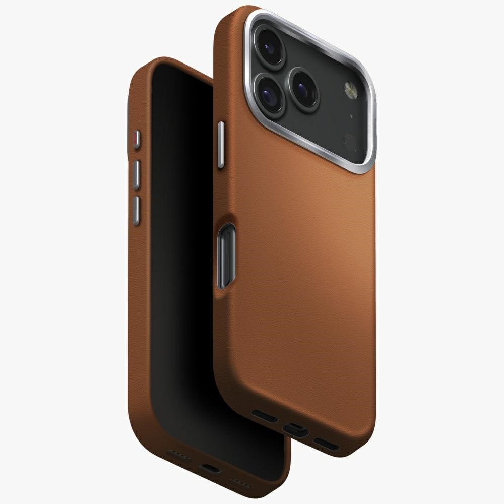 Uniq Lyden Magclick-ladetui til iPhone 17 Pro – brun