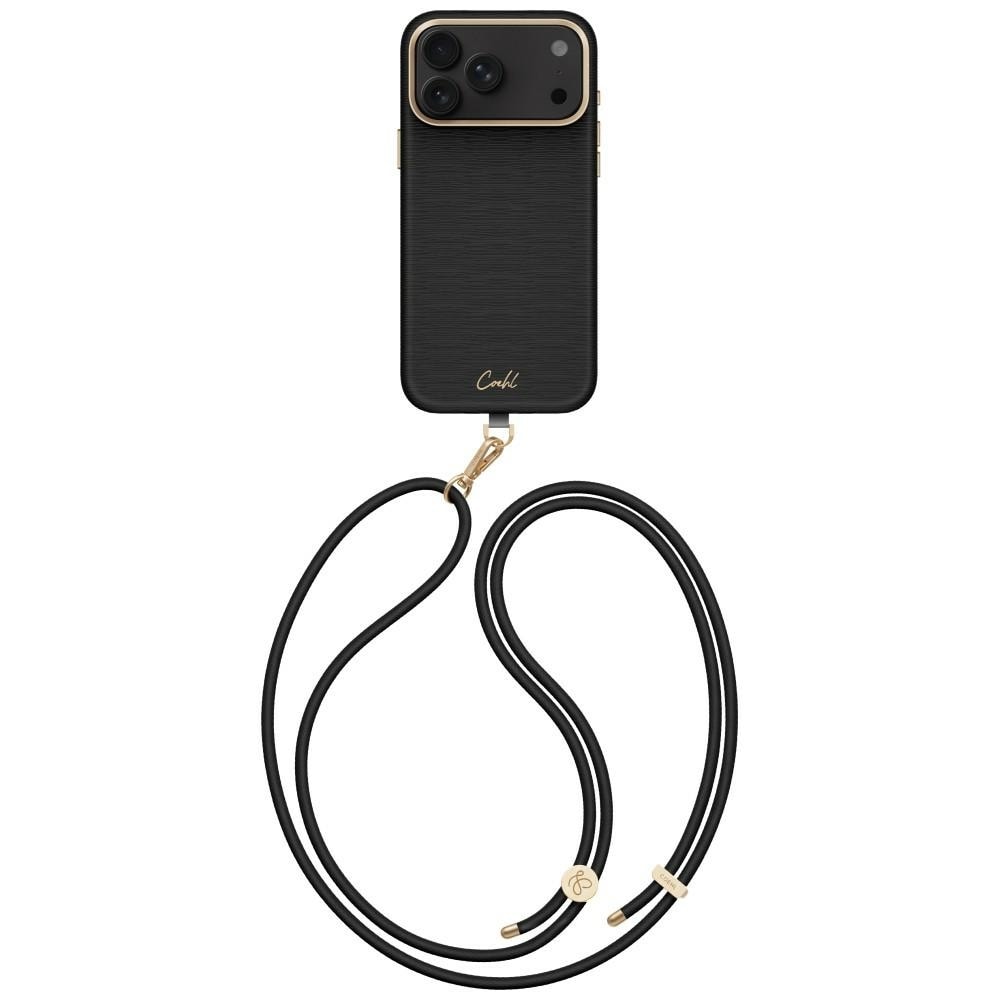 Uniq Coehl Mirelle magnetisk ladetaske til iPhone 18 Pro Max / 17 Pro Max – svart
